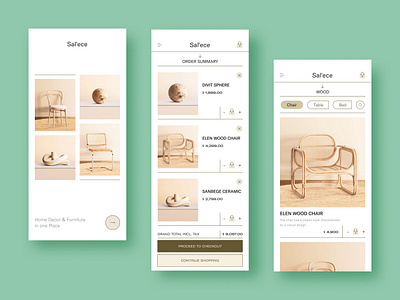 Elegant Furniture Shop & Home Decor Mobile App UI UX Design app app design app ui decor design elegant furniture furniture app furniture shop furniture store homedecor livingroom minimal shop store ui ui design uiux ux