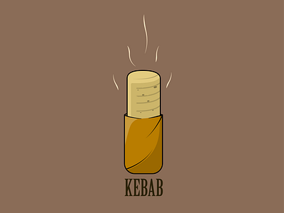 Kebab advertisment app design food icon illustration kebab logo meal restaurant vector