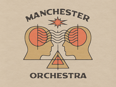 Manchester Orchestra - Shirt Design band band merch head human manchester orchestra shirt design spark telepathy tshirt