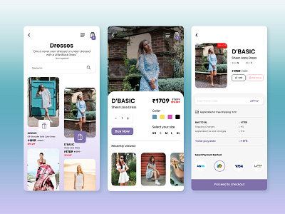 Koovs App redesign figma ui design