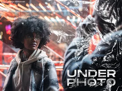 Plastic Wrap textures mega bundle: Under Photo design digital art digital design editions graphic design photo photo effect photo manipulation texture typography