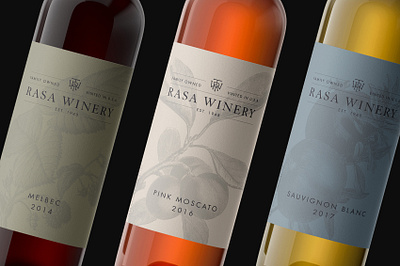 Rasa Winery Branding brand identity branding packaging design rebrand wine