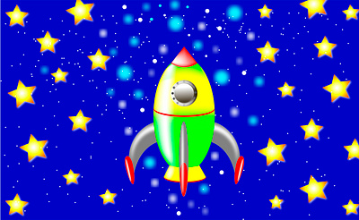 Rocket artrocket artstarrysky astronaut astronomy children childrenspicturesrocket graphic design illustration rocket space starrysky