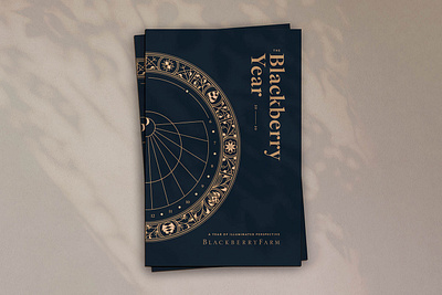 Blackberry Farm 2020 Year Cover Design cover design graphic design illustration layout design linework sundial