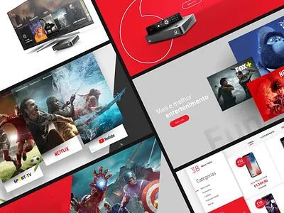 Vodafone Digital Ecosystem design system filipesj graphic design mobile platform responsive site ui usability ux vodacom vodafone webdesign