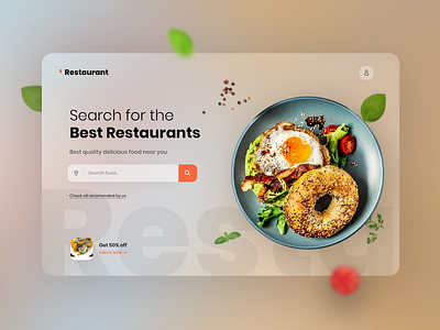 Restaurant WebApp Design app design ui ux webapplication