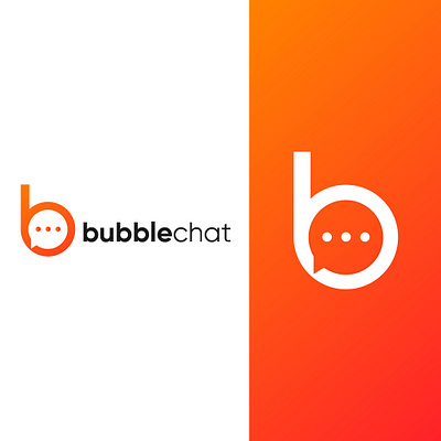 Bubblechat Logo adobe app design graphic design illustration logo logo concept logo mark ui