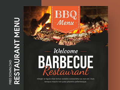 Barbecue Grill Menu Free Google Docs Template cafe coffee design doc docs document google luncheonette menu ms print printing restaurant template templates word