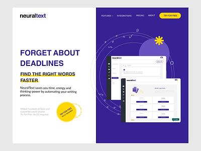 neuraltext design ui ux web website