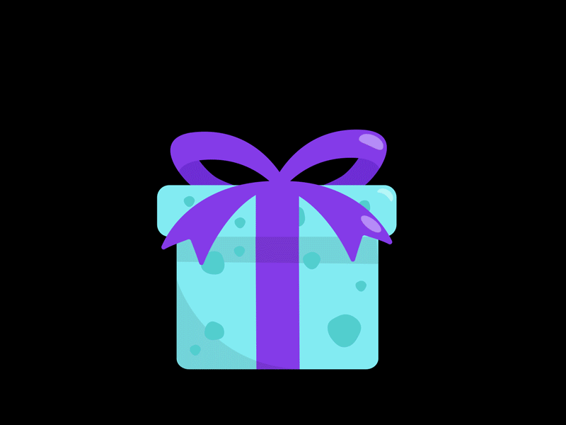 Premium Gift Lottie busuu gift json lottie lottiefile premium present token winner