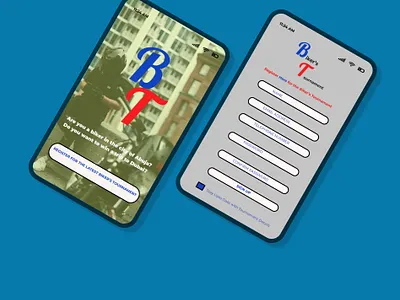 BIKER'S TOURNAMENT design ui ux