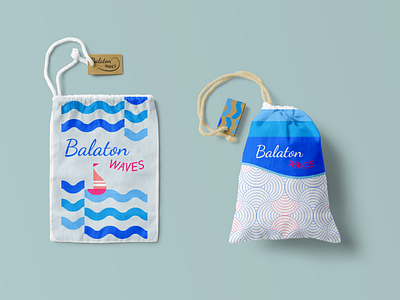 Balaton canvas bag design branding design illustration logo product design