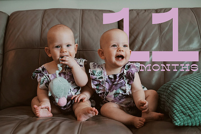 It's been awhile Dribbble! life update monthly photos parent life twins