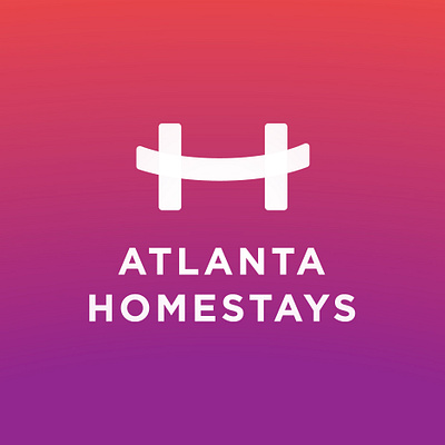 Atlanta Homestays app branding design icon illustration logo typography ui ux vector