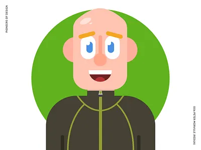 Peter Morville (Redux) avatar character ia illustration information architecture peter morville pioneers of design