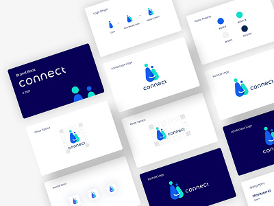 Connect Logo - Branding brandguidelines branding clean ui design guidelines illustration logo mini minimal modern simple ui ux vector website