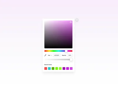 Color Picker color dailyui challange design flat typography ui