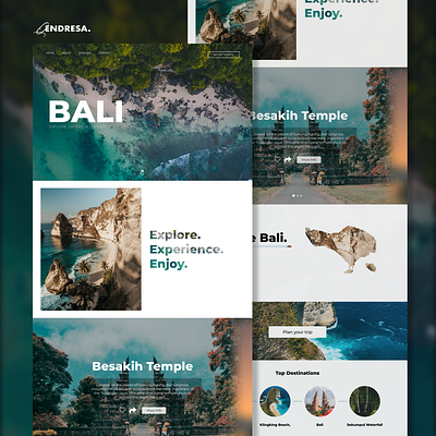 Travel website design concept bali design travel travel web travel website ui ui design uiux user design user experience ux ux design web design website website design