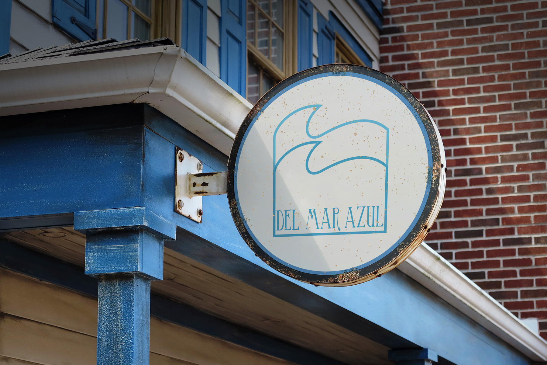 Example of Logo for Del Mar Azul Clothing Line