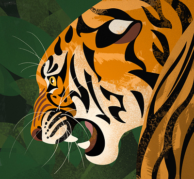 Tiger branding graphic design icon illustration packaging