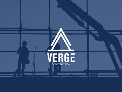 Verge Construction 2021 brand identity brand identity design branding building construction design graphic design illustration logo logo mark modern visual identity