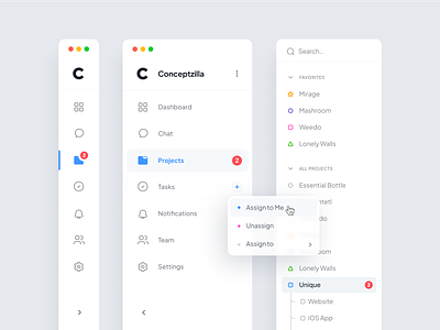 Team Dashboard UI Components analytics app app design concept dashboard data design desktop kanban management pannel planner project management task tasks team team manager ui visual design ux web design