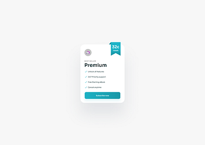 Daily UI | Pricing Card design figma pricing card ui