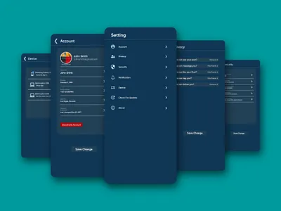 Daily ui 007 - Setting Page daily ui 002 daily ui 2 daily ui challenge dailyui dailyuichallenge design ui ux