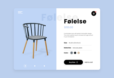 Product page design design ui ux