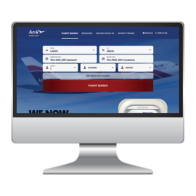 Arik Air Website Redesign interface design product design tourism travel ui ui design uiux user experience user interface ux ux design web design