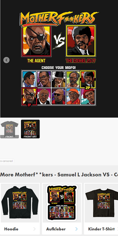 Samuel L Jackson T-Shirt actor fighting game film gamer games hollywood jackson movie retro samuel l jackson samuel l jackson masken samuel l jackson merch t shirt tarantino videogames