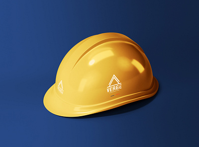 Verge Construction 2021 brand identity brand identity design branding building construction construction helmet construction identity design graphic design illustration logo modern safe safety visual identity