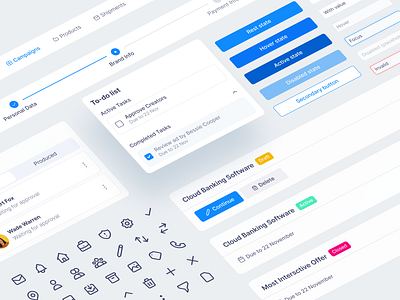 Krispy project application business candidate dashboard dashboards design design system equal finance jobsearch recruiter responsive saas store ui style guide ui design system free ui kit