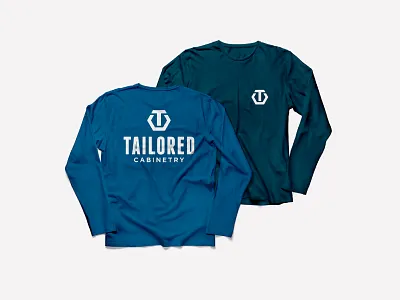 Tailored Cabinetry Shirts apparel branding design icon illustration logo shirt typography