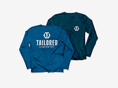 Tailored Cabinetry Shirts apparel branding design icon illustration logo shirt typography