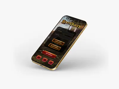 Game login screen LOOT Quest adobe photoshop adobe xd aimal naseem app design app mockup application design design fiverr fiverr design game illustration mobile app mobile app design pakistani designer prototype design prototype mockup ui design