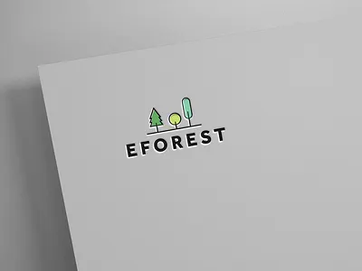eForest - Logo brand brand design brand identity branding business logo design flat flat design flat logo graphic design illustration logo logo design mark minimal minimalist symbol