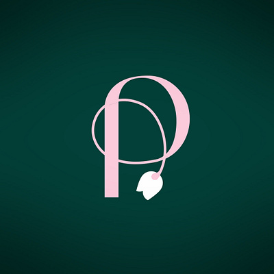Pink Tulip Florist branding graphic design logo