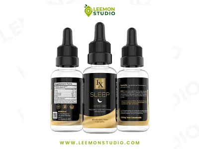 Dropper Label Design label design packaging design supplement label