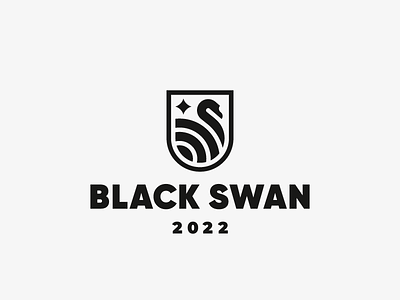 Black Swan logo swan