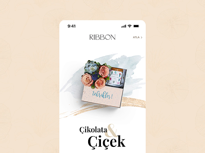 Ribbon Flowers Onboarding (Animated) animated app clean design flowers ios onboarding ribbon ui ux