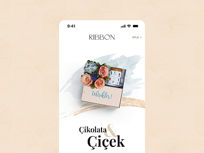 Ribbon Flowers Onboarding (Animated) animated app clean design flowers ios onboarding ribbon ui ux