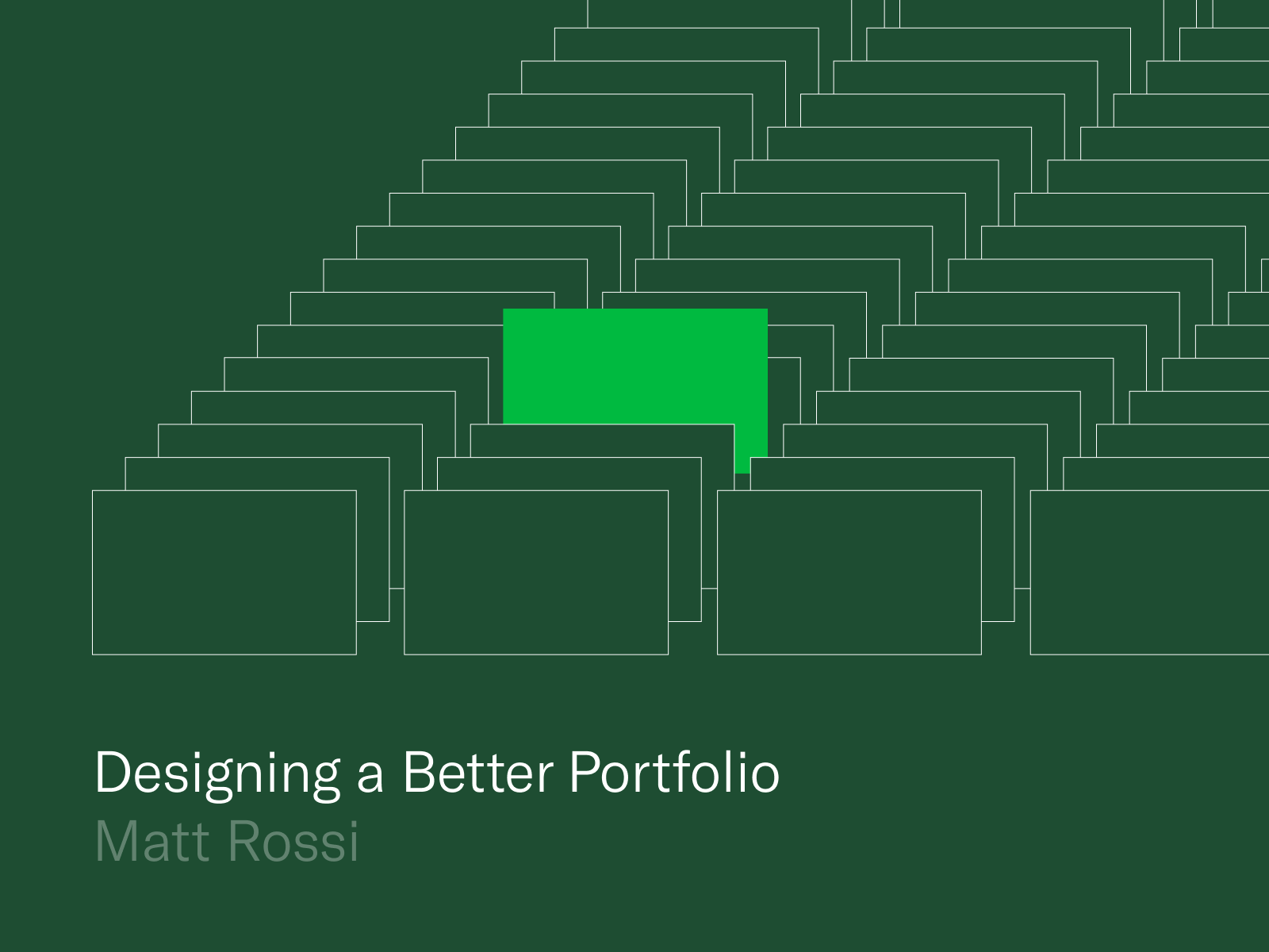 Example of Designing a Better Portfolio