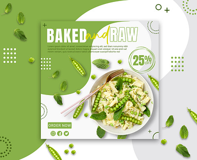 Social Media Post Design design fb post food banner illustration instagram post photoshop pinterest post social media design social media post social media template vegan