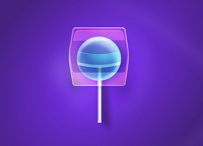 Glossy Lollypop! abstract colo colorful figma design glossy lollypop vector