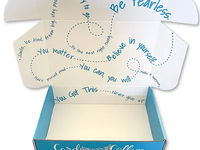 Corrugated Box Design - Inside View box design corrugated box design graphic design illustrator package design packagedesign