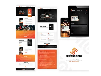 WebscanID app branding graphic design logo ux