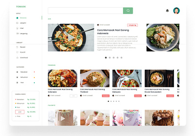 Tomask - Tutorial Masak design freelancer indonesia ui