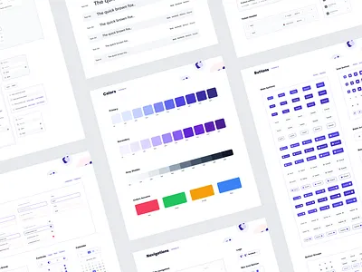 Formbedly - Styles & Components colors components design interface library style guide styles typography ui ux