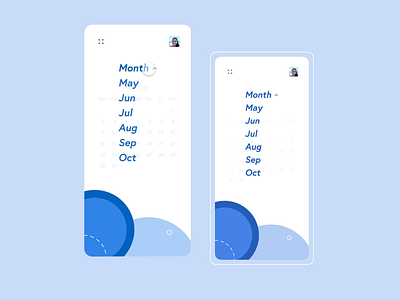 Calendar animation app design adobe adobexd animation app blue dropdown freelance hope hover interaction ios lockdown mobile premierepro prototype traveling ui ux white